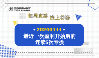 最近一次盈利开始后连续5次亏损